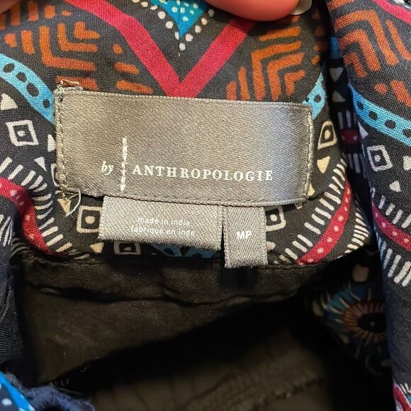 Anthropologie Deep V Tunic Mini Dress Cheetah MP - Picture 6 of 9